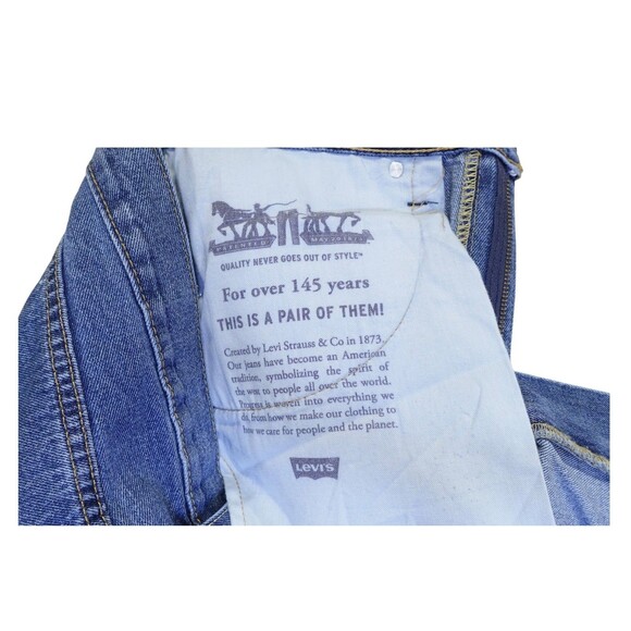 Levi’s 550 Men’s Jeans 36x30 Relaxed Fit Tapered Leg Medium Wash Denim Classic - Picture 11 of 15